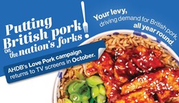 Putting British pork on the nation’s forks this autumn with Love Pork